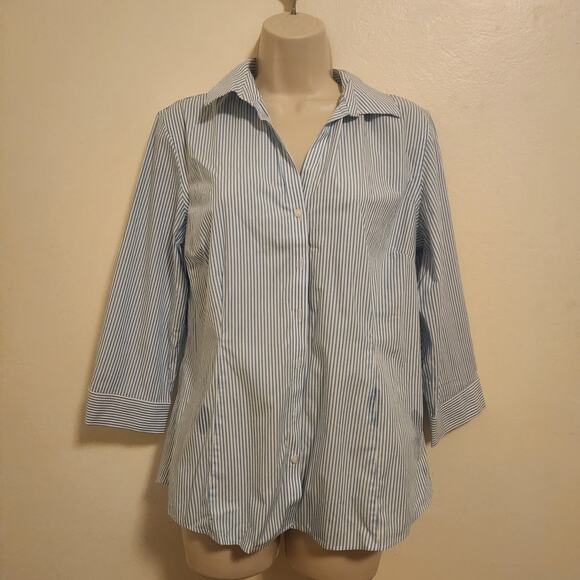 Women's Eddie Bauer Wrinkle Resistant Blouse Medium - Picture 1 of 4